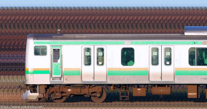 国府津車両センターE231系K-05編成＋S-09編成海側