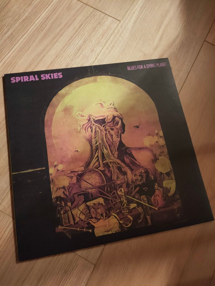 Spiral Skies - Blues for a Dying Planet vinyl record sleeve 