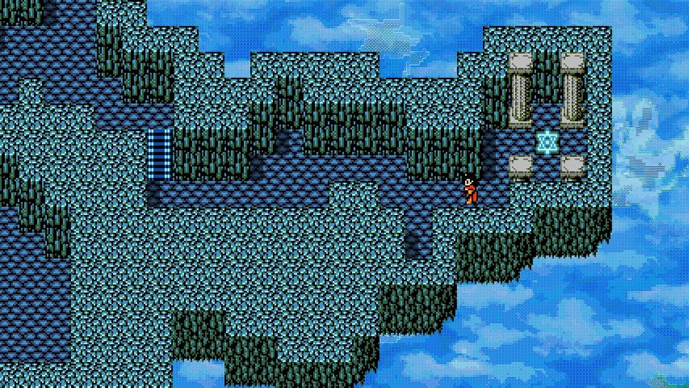 Epic floating dungeon screenshot from Episode 1 of Zenogaias