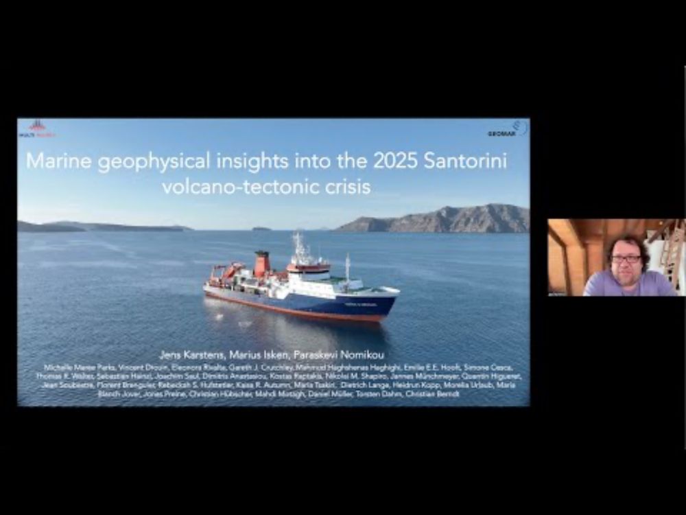 1.3 Jens Karstens - Marine geophysical insights into the 2025 Santorini volcano-tectonic crisis