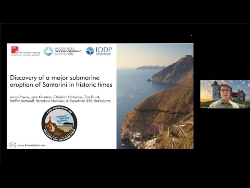 1.1 Jonas Preine - Discovery of a major submarine eruption of Santorini in historic times