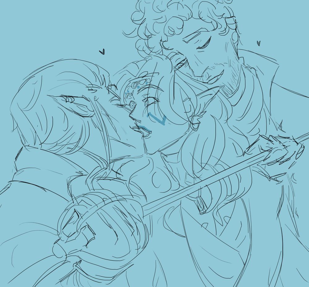 Hadley should get ganged up on by his boyfriends I think. husbands? gang up on him please