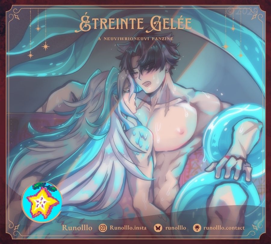 Étreinte Gelée (@NvWrNvzine) art preview - Runolllo