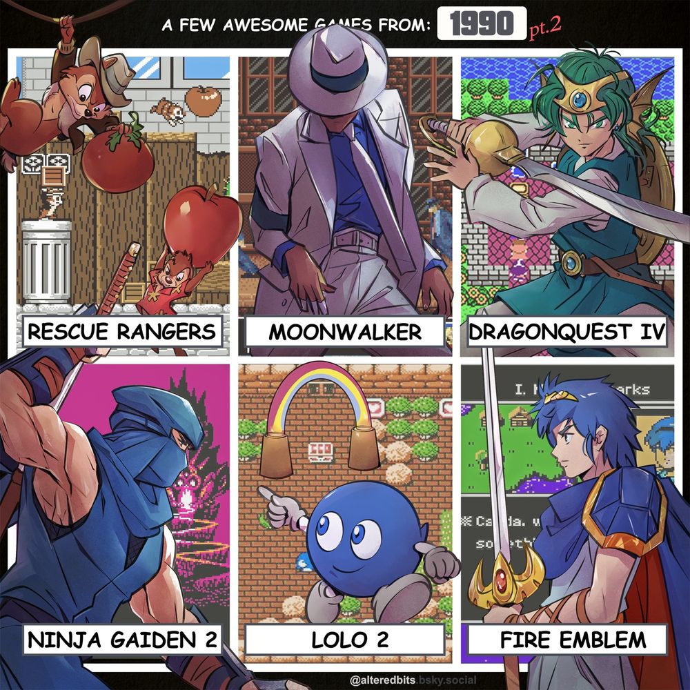 Adding Ninja Gaiden II, Lolo 2, and Fire Emblem to the crew of fun games from that year