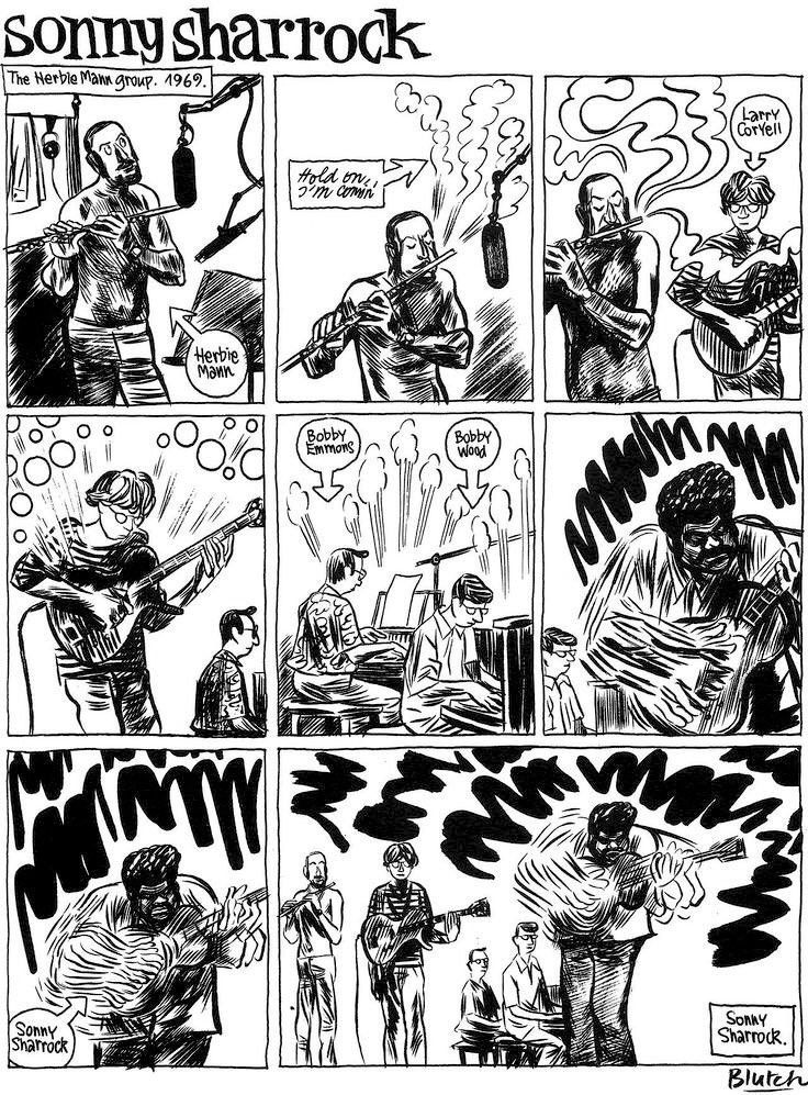Blutch does sonny sharrock tearing through hold on I'm coming