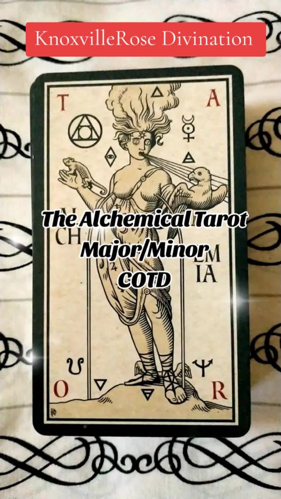 #tarot #cotd #divination #alchemy #spiritualalchemy #ceremonialmagick #occulttok #tarottok #magick #occult #spirituality #cartomancy #universal #consciousness #goforit #affirmations #alchemicaltarot #...