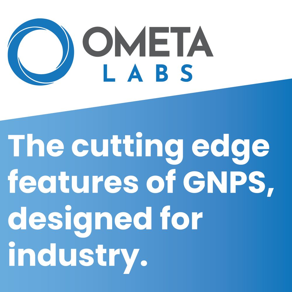 Banner image with text Ometa Labs: the cutting edge features of GNPS, designed for industry.