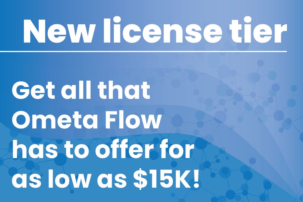 Banner announcing new licensing tier that provides Ometa Flow for as low as $15K