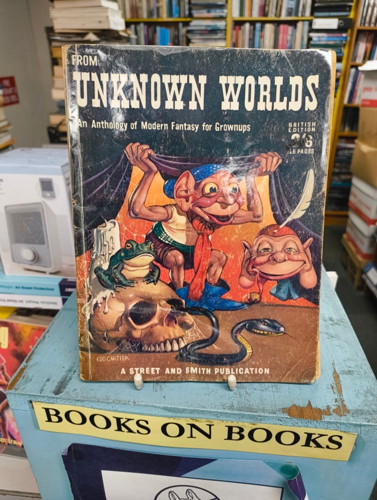 Unknown worlds. Granted, the British edition, but still 