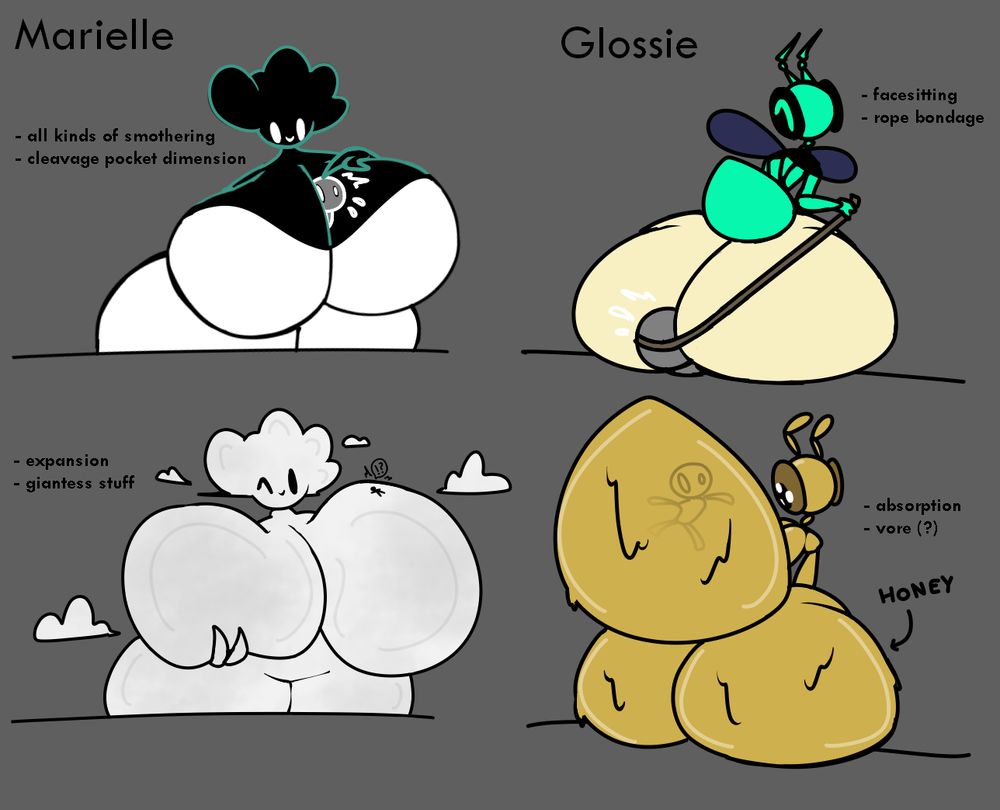 Since people seem to like both designs for Heru, I've decided to make one into an alt variant - and made some for other characters as well!