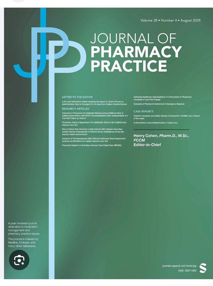 A magazine cover for Journal of Pharmacy Medicine.