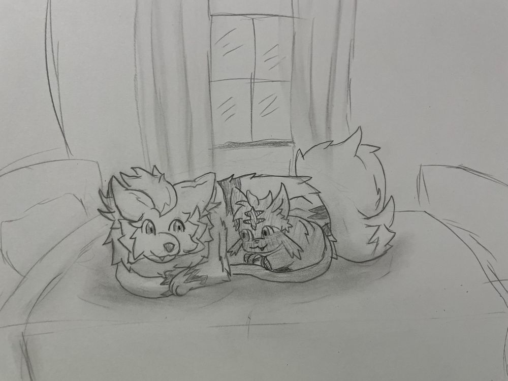 Arcanine and Litten