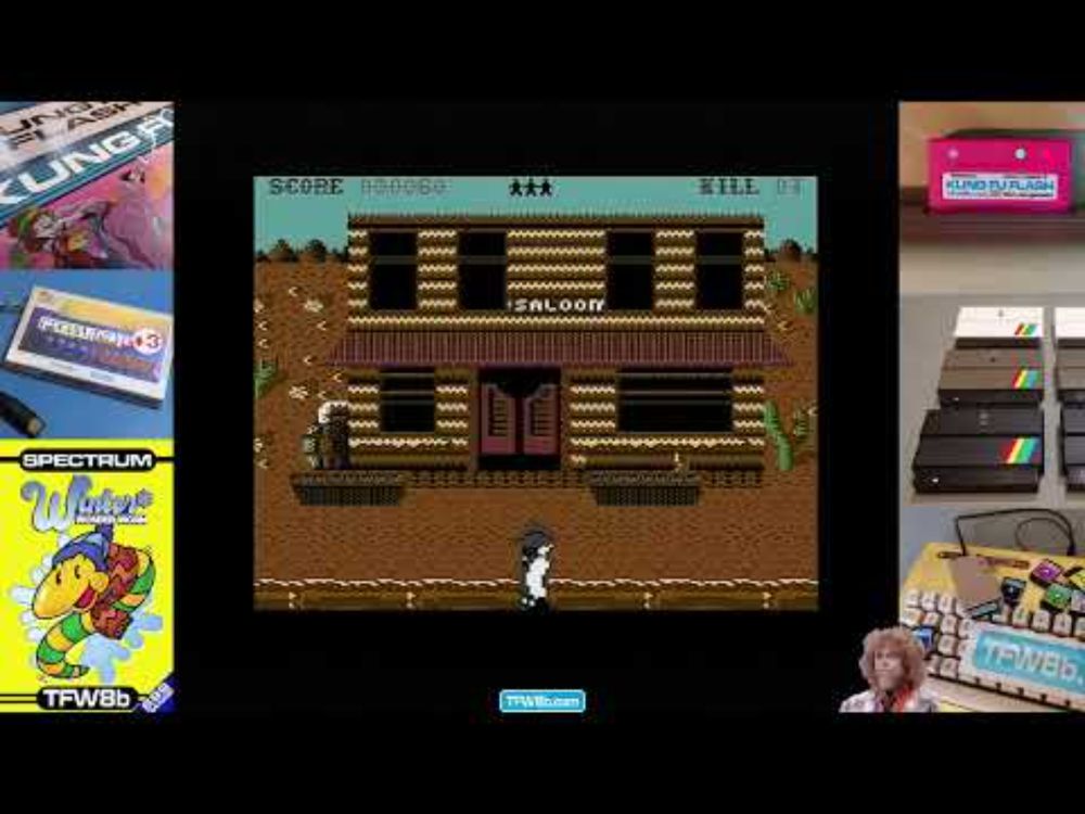 Rod Hull Replays: Shoot Out - Commodore 64 - An Western themed shooter with maximum #C64 Brown! 🤎🤎