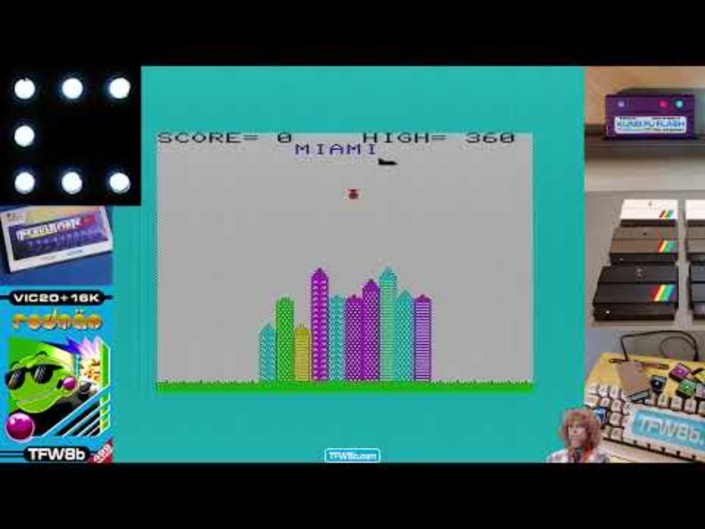 Rod Hull Replays / #JellyLoad Test: Watch and Receive New York Blitz - Unexpanded Commodore VIC20