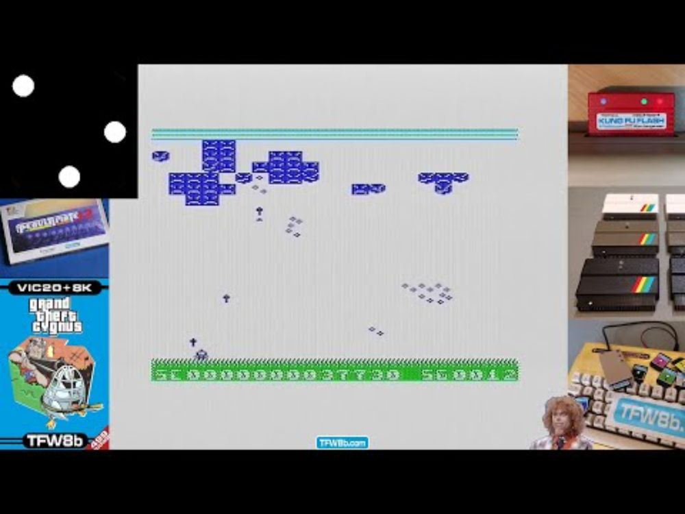 Rod Hull BetaPlays: Bluevolution (Beta) - Commodore VIC20 3k - Hewco - Watch and load with JellyLoad