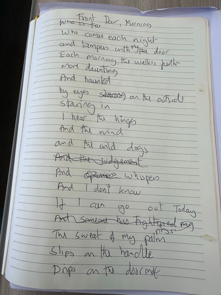 A poem about departure anxiety 