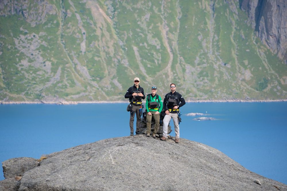 Avec Arnaud Prost et Jessica Wittner aux îles Lofoten (Norvège) 