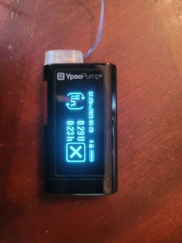 Ypsomed pump running