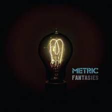 Album cover for the band Metric's 4th studio album, fantasies. 
