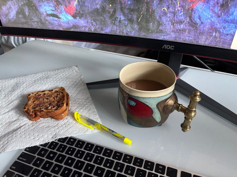 Toast and tea
