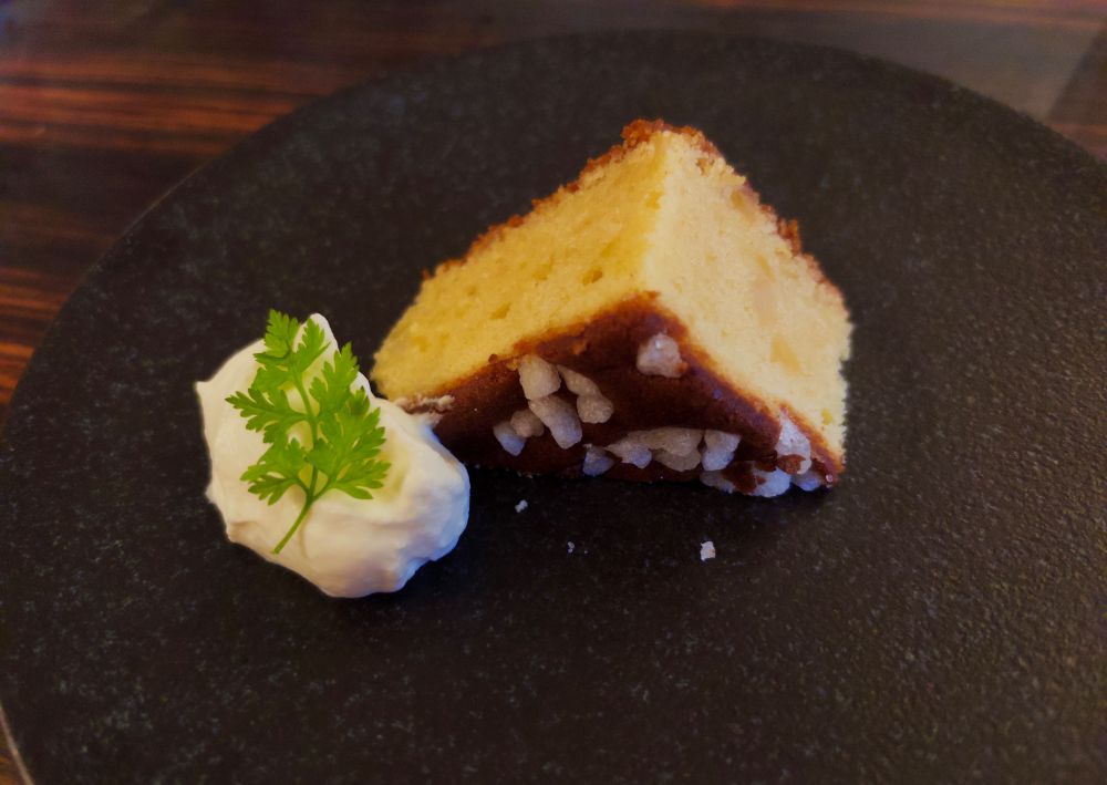 シトラスとジンジャーのケーキ