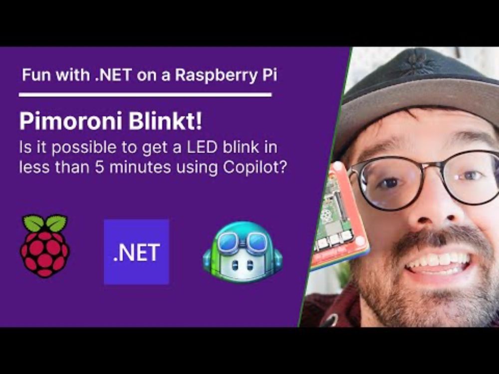 Pimoroni Blinkt and GitHub Copilot rocks | .NET and Raspberry Pi are a dream team!