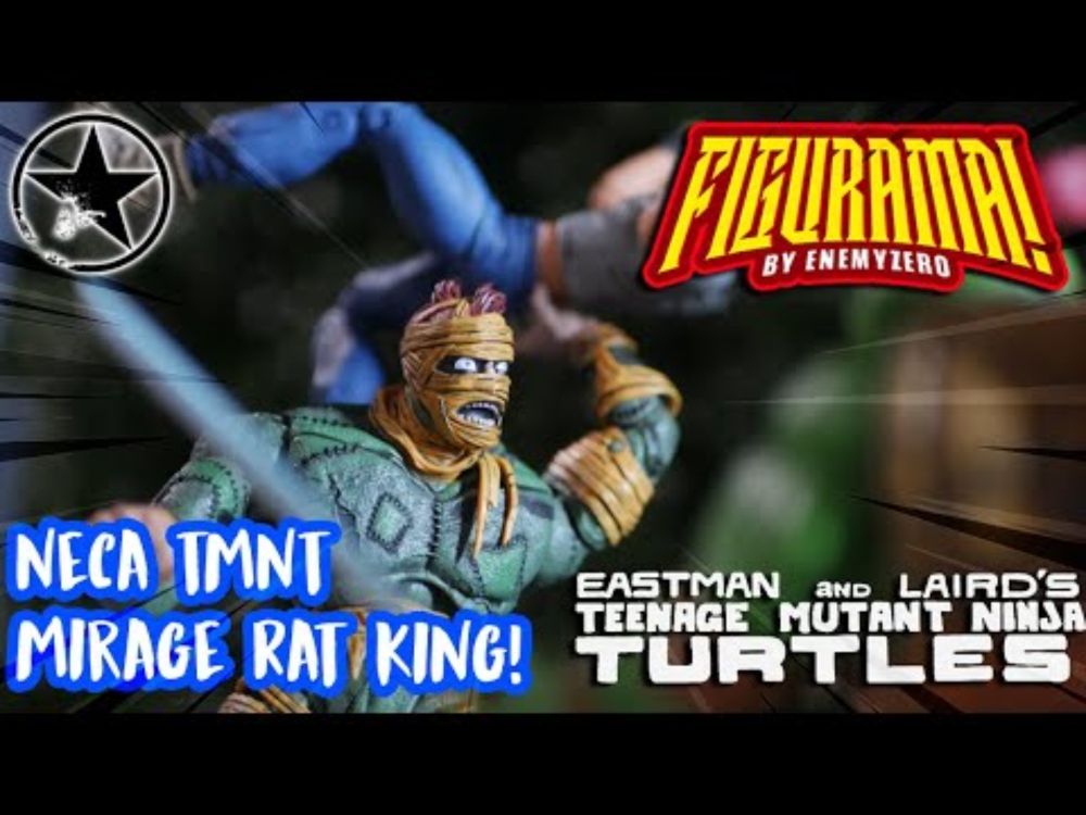 NECA Mirage TMNT The Rat King Review! - FIGURAMA! by [enemyzero studio]