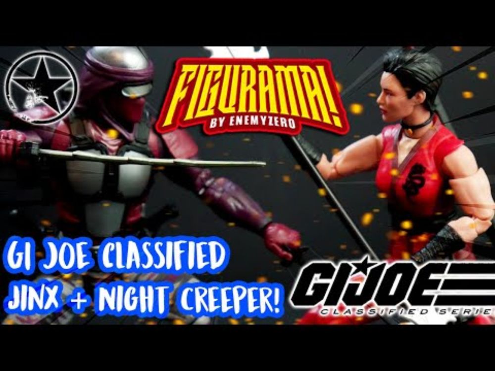 Hasbro GI JOE Classified JINX and NIGHT CREEPER! - FIGURAMA! by [enemyzero studio]