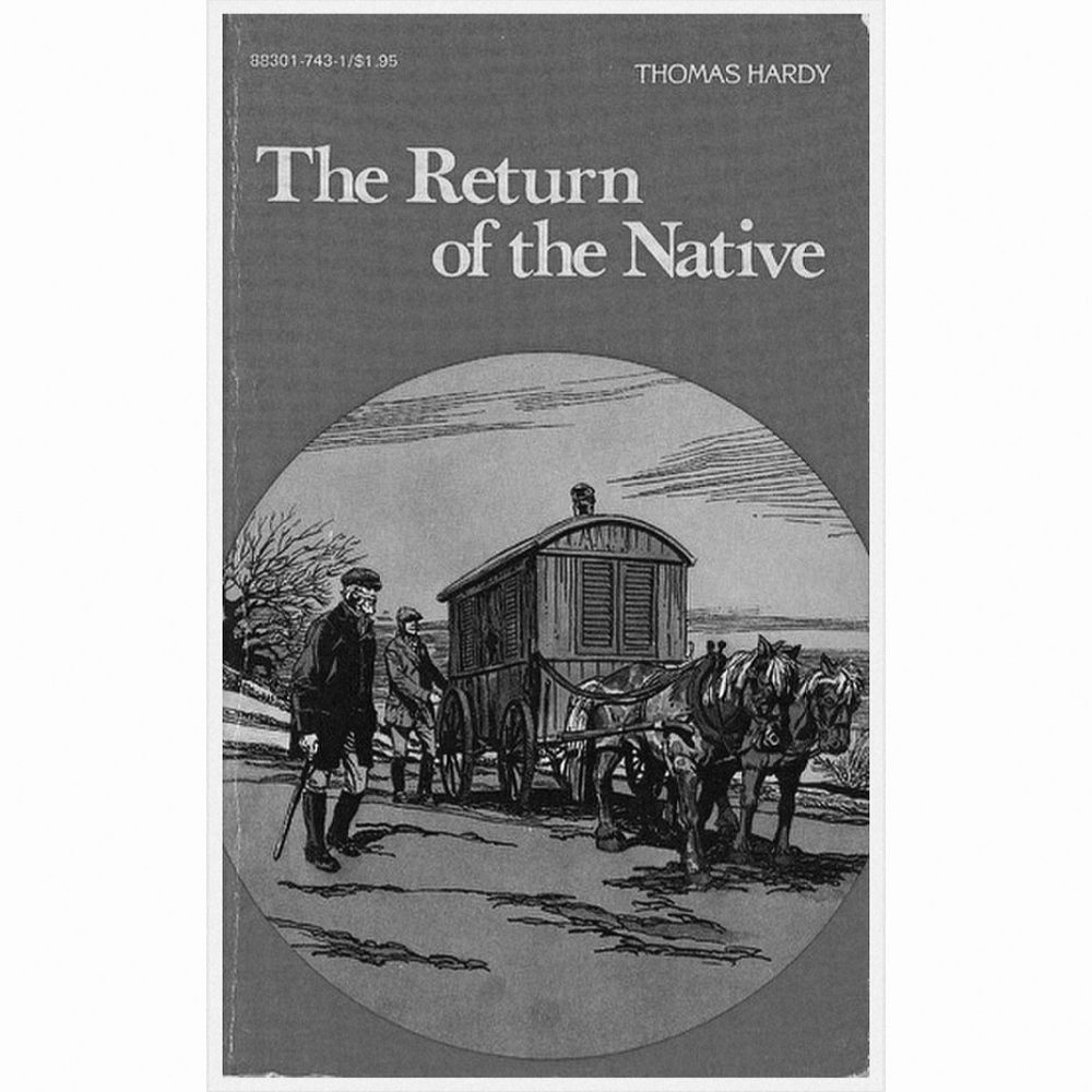 Shows the cover, which features a drawing of a horse-drawn caravan and two men. 