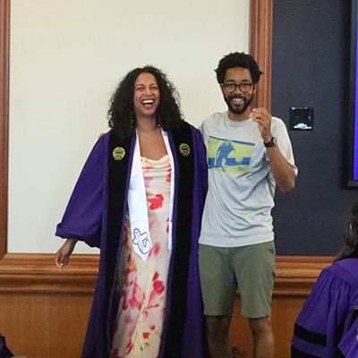 Natlaie Melo and Marcelo Worsley
