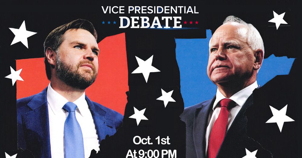 WATCH LIVE: Gov. Tim Walz And Sen. JD Vance Vice Presidential Debate — Tuesday, Oct. 1st @ 9:00 PM EDT