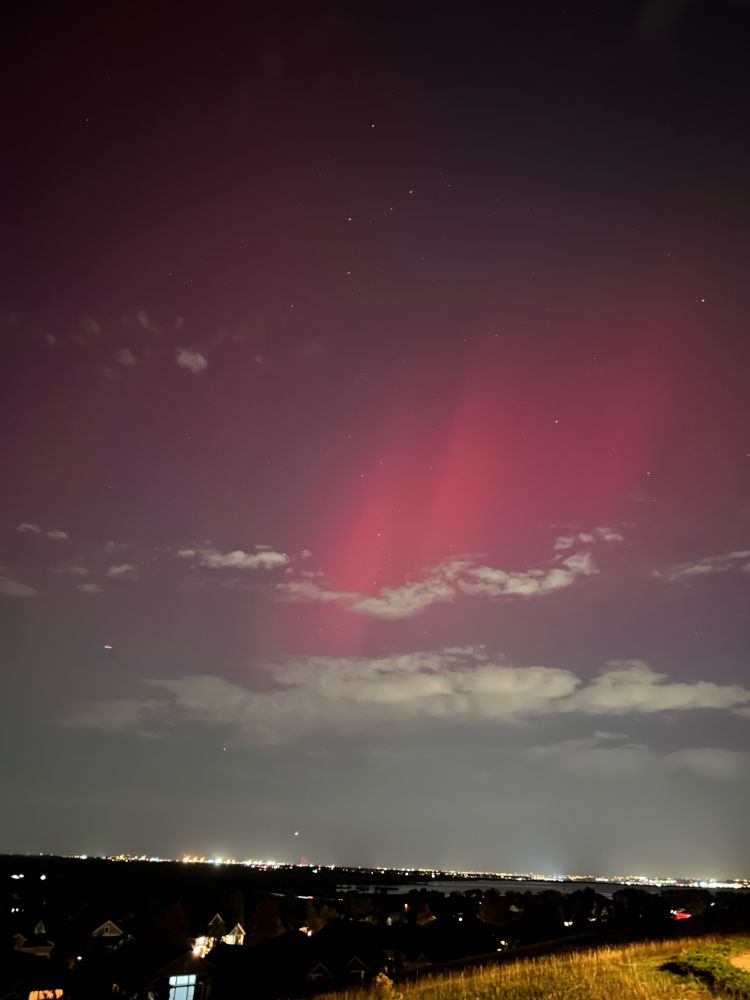 Aurora borealis in Colorado