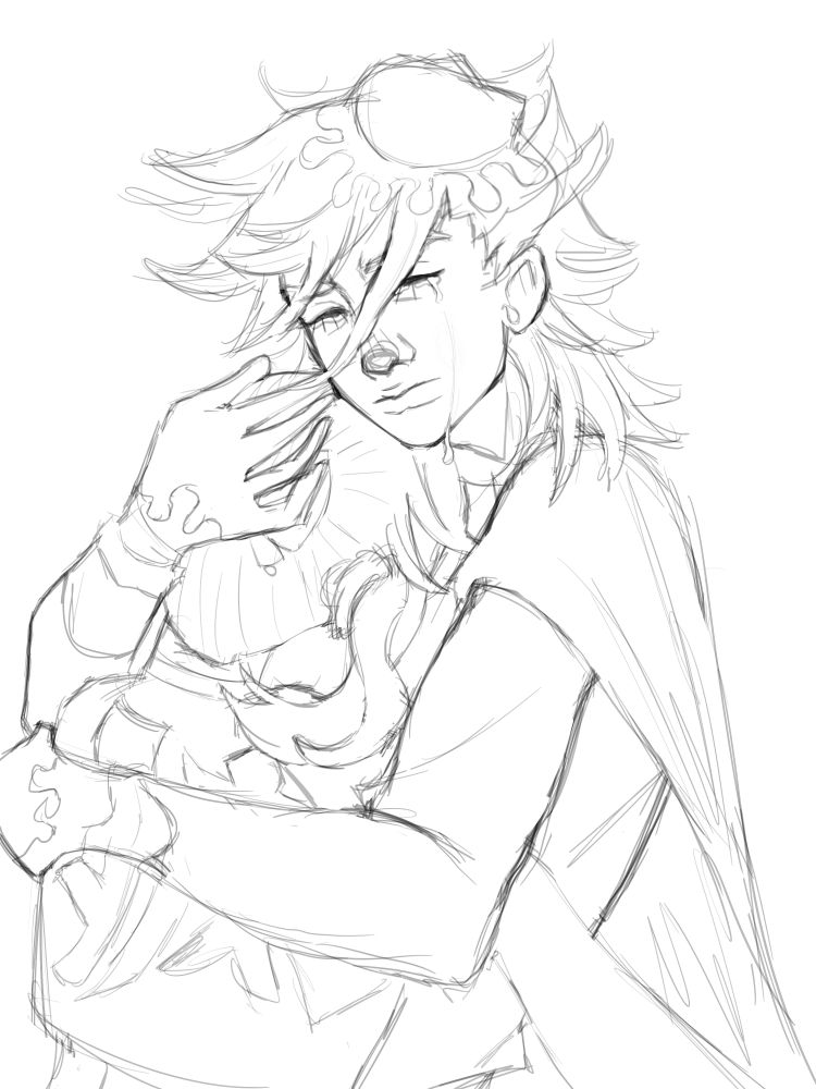 Douma embracing Shinobu, referencing the Infinity Castle movie