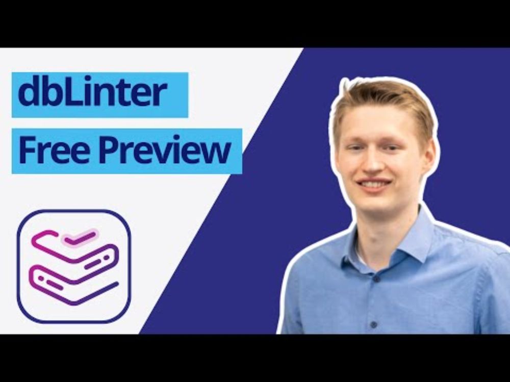 PL/SQL code quality checks in VS Code with dbLinter