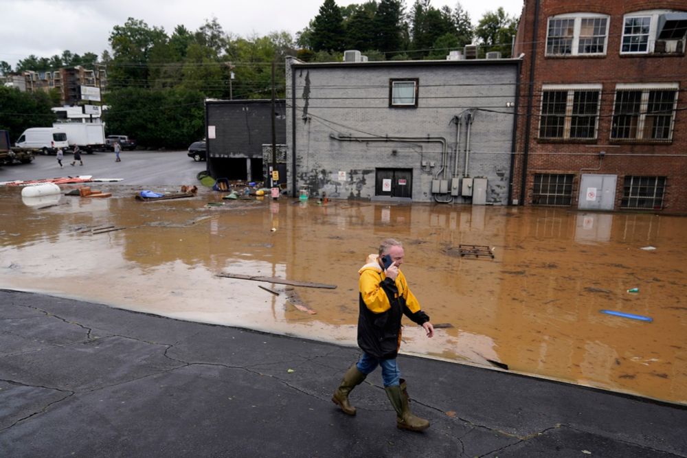 ‘Biblical devastation’ in North Carolina towns flooded by Helene