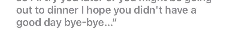 Automated transcription of a voicemail that ends with: I hope you didn’t have a good day bye-bye 