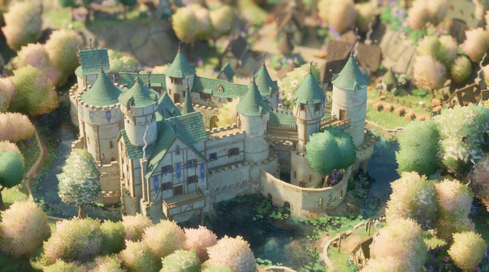back side of the castle