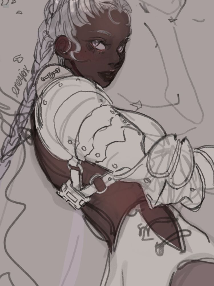Is she a paladin? 👀 I wonder..💭 