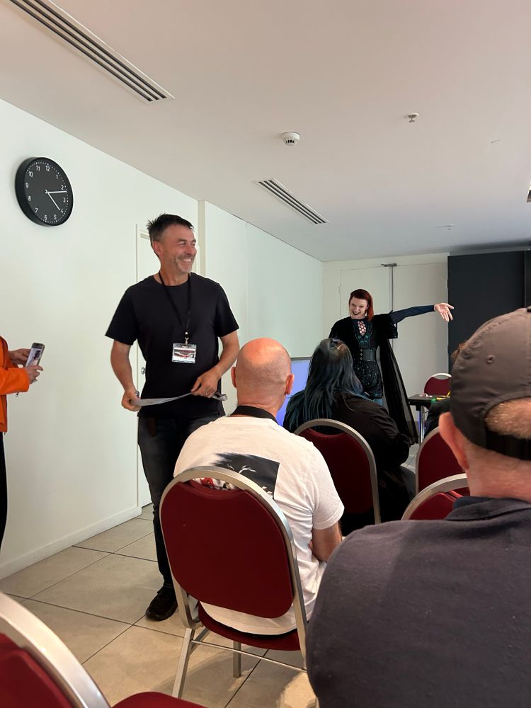 Matt Tighe and C.Z. Tacks at Conflux closing ceremony 