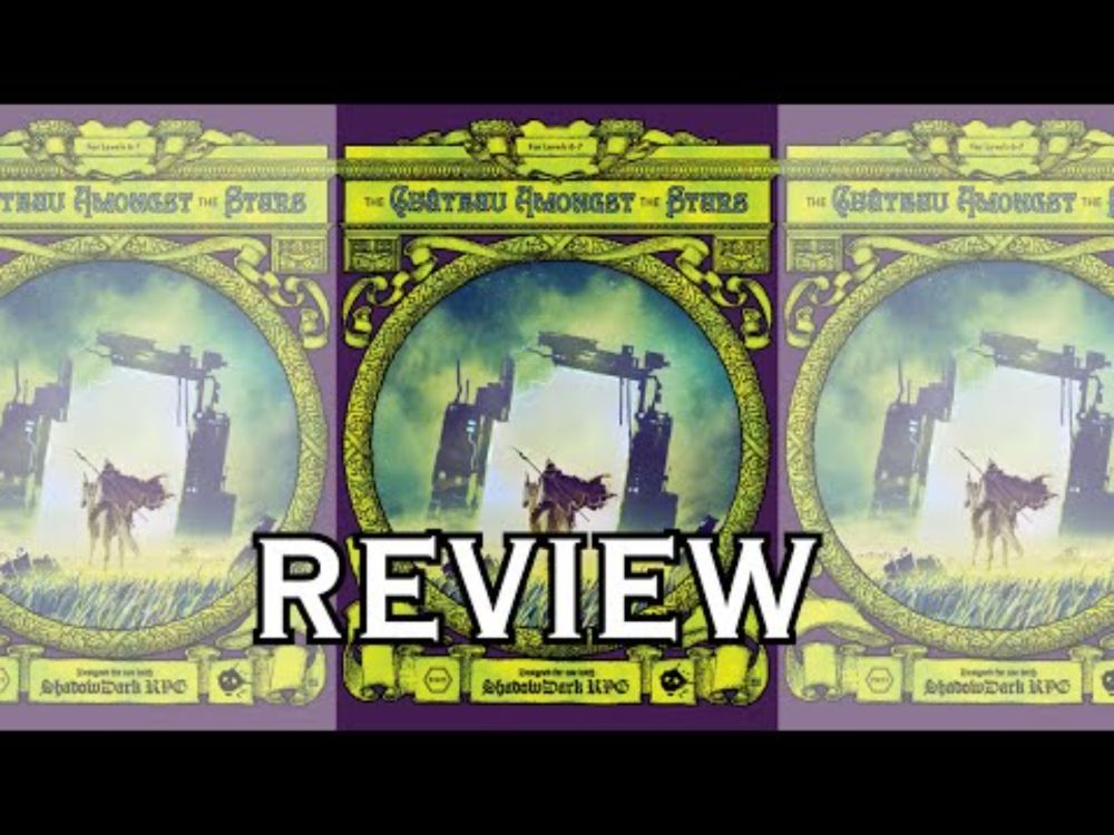 The Chateau Amongst the Stars REVIEW | ShadowDark RPG Sci-Fi Horror Adventure!