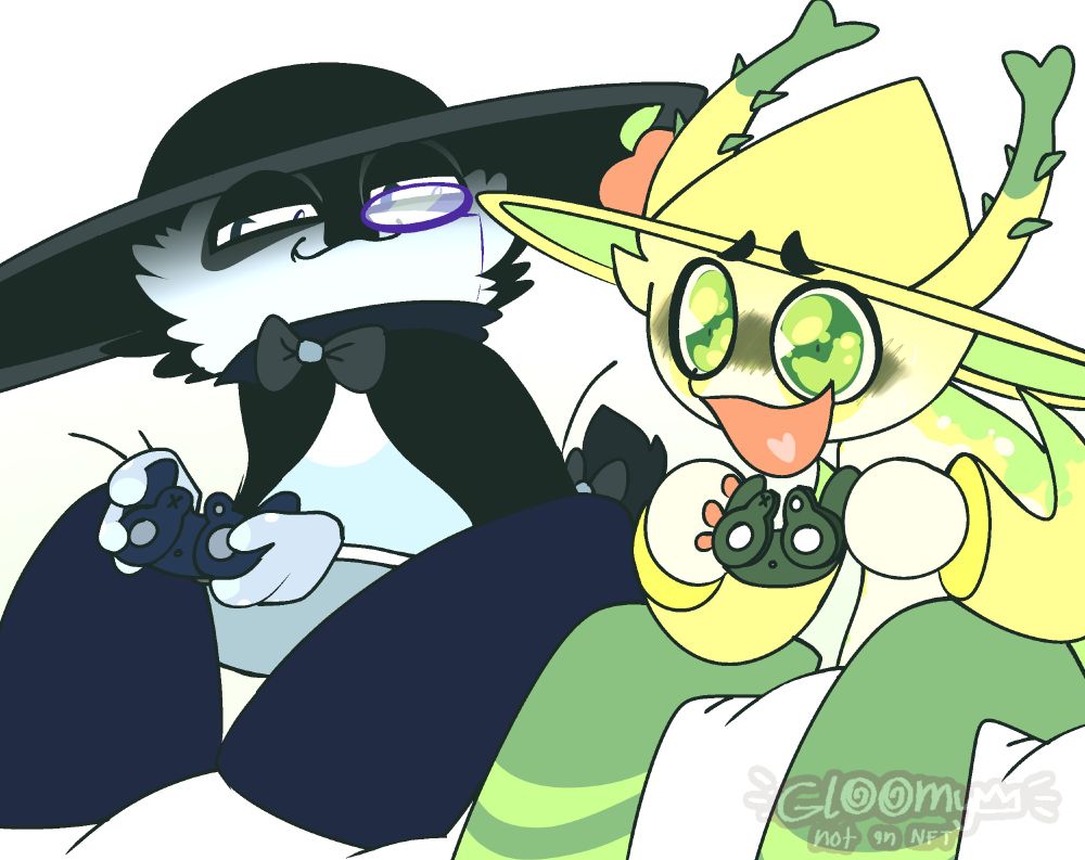 Ated those fucking wii controllers, I can't tell but

The caterpillar fella belongs to whichhats on Toyhouse