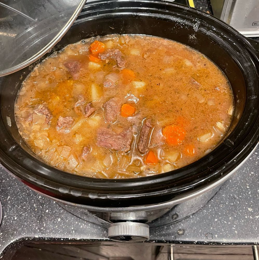 Buffalo meat stew