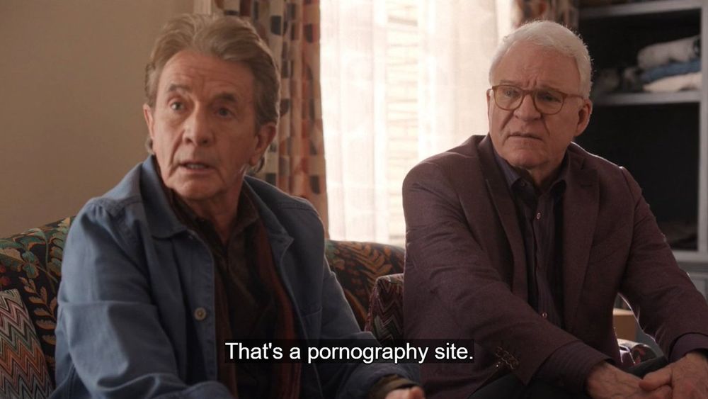 Charles saying "that‘s a pornography site"