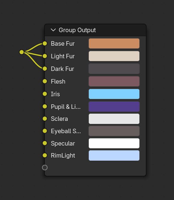 Unified character color palette