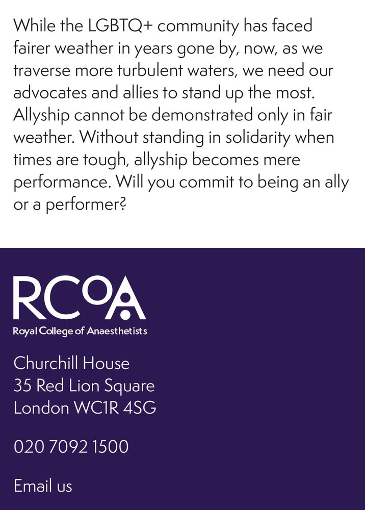 While the LGBTQ+ community has faced fairer weather in years gone by, now, as we traverse more turbulent waters, we need our advocates and allies to stand up the most.
Allyship cannot be demonstrated only in fair weather. Without standing in solidarity when times are tough, allyship becomes mere performance. Will you commit to being an ally or a performer?