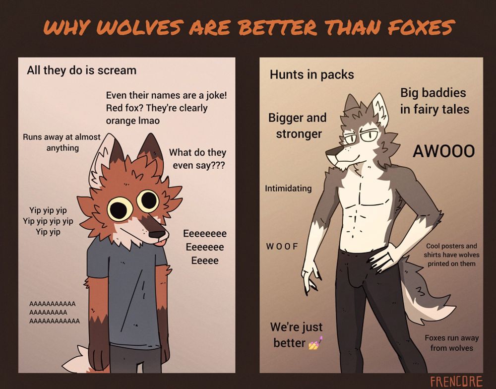 Wolves being better than foxes 