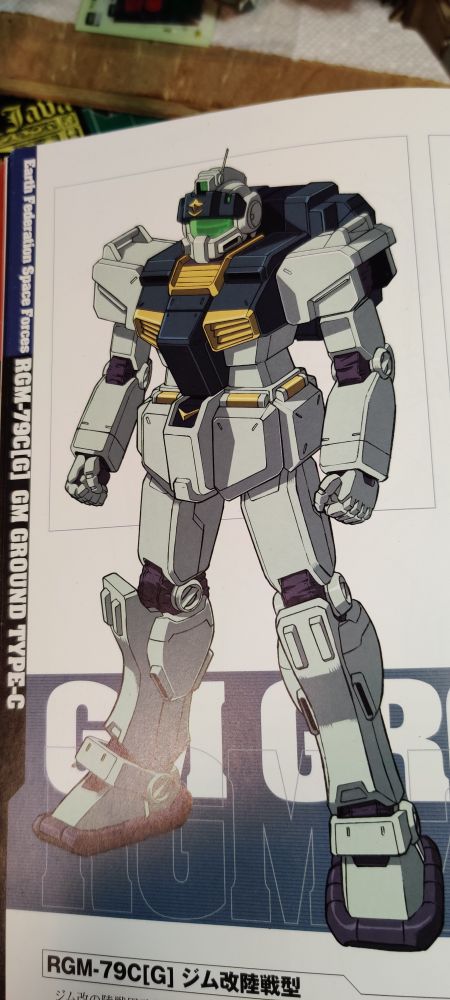 Reference image from Gundam Thunderbolt: Bandit Flower source book.