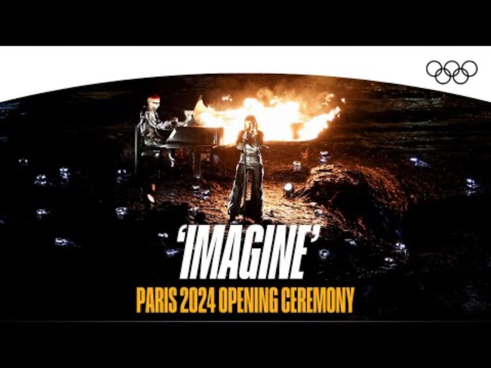 Juliette Armanet & Sofiane Pamart - Imagine | Paris 2024 Opening Ceremony