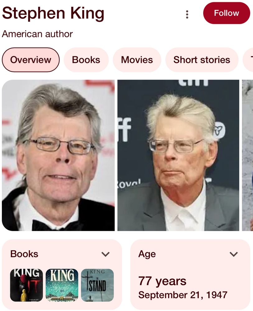 Yall this is Stephen King
He made it