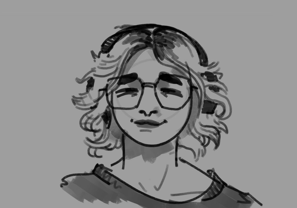 Sketch portrait of lizzy